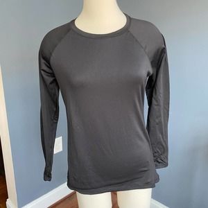 Cuddl Duds ClimateRight black long sleeve top